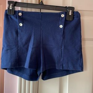 Girls Bella Bliss Size 8 Comfy/Soft Navy Shorts